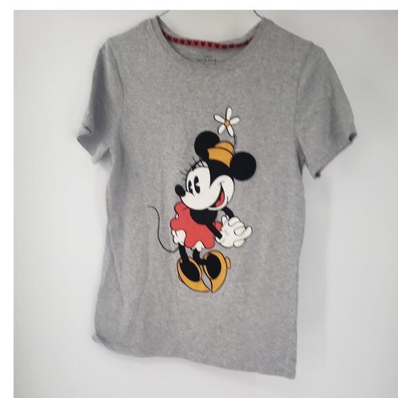 DISNEY Minnie Mouse Short Sleeve Top Womens Size Medium M - Picture 1 of 3